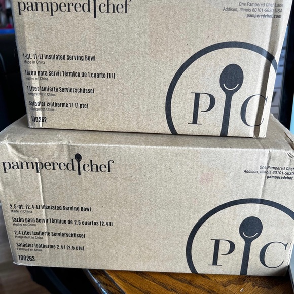 The Pampered Chef Kitchen Pampered Chef Insulated Serving Bowl Set